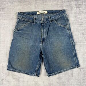 Gap Shorts Mens 36 Blue Denim Vintage Y2K Carpenter Skater Jorts Baggy Utility